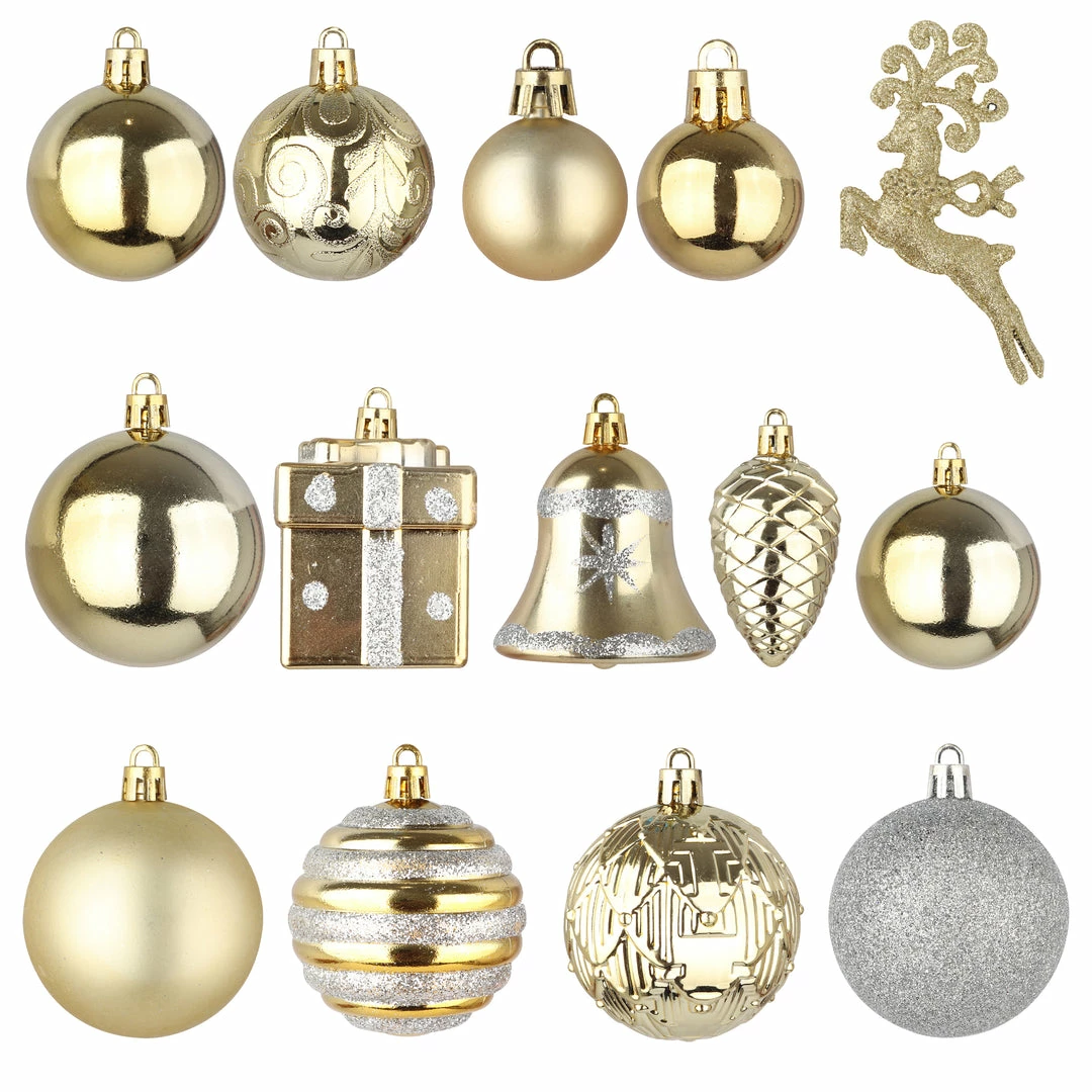 Joiedomi 66 Pcs Christmas Assorted Ornaments Gold & Silver All Holiday Decor 3 Joiedomi 66 Pcs Christmas Assorted Ornaments Gold & Silver All Holiday Decor