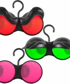 Joiedomi Flashing Peeping Eyes Lights 3 Pack - Red, Green, Purple