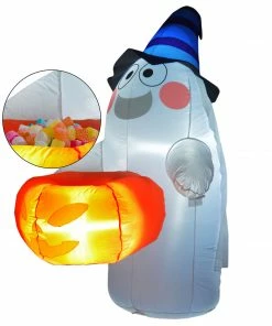 Joiedomi Inflatables 5ft Halloween Ghost With Candy Basket