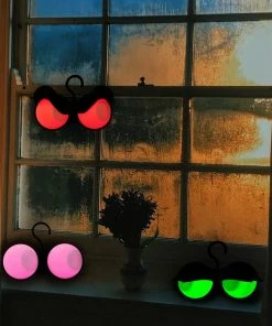 Joiedomi Flashing Peeping Eyes Lights 3 Pack - Red, Green, Purple