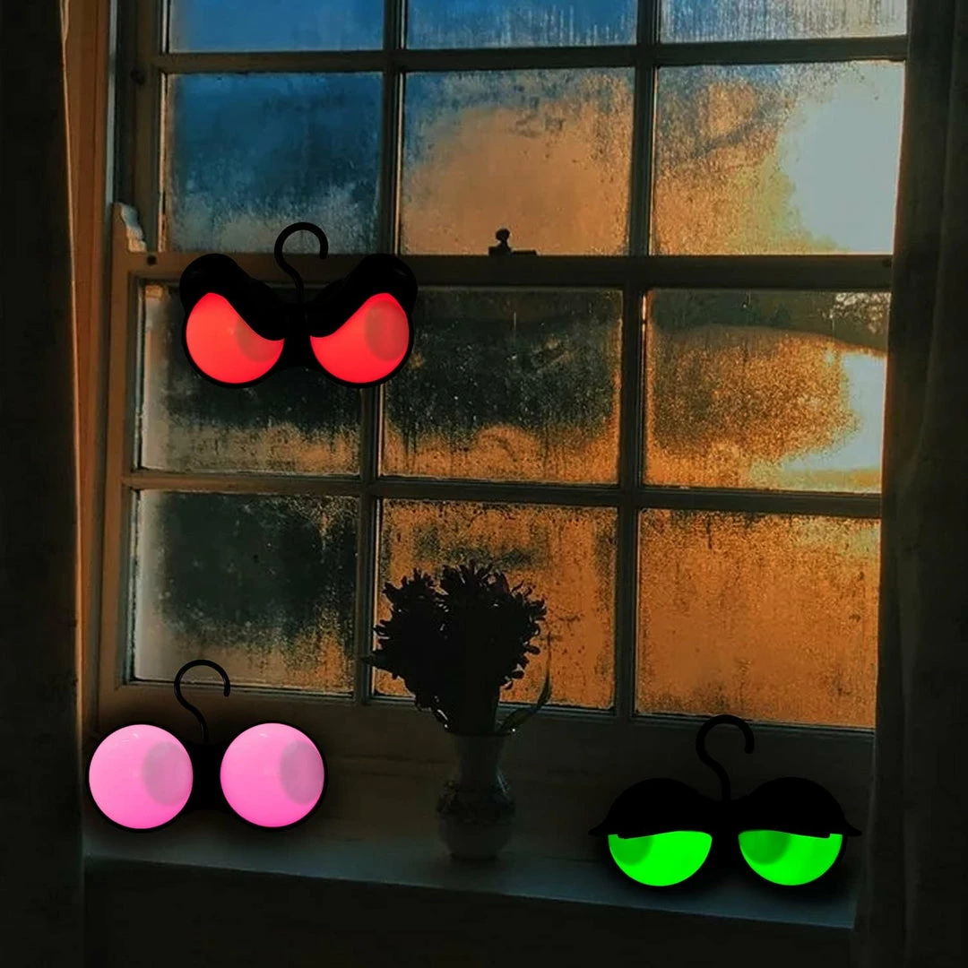 Joiedomi Flashing Peeping Eyes Lights 3 Pack - Red, Green, Purple 2 Joiedomi Flashing Peeping Eyes Lights 3 Pack - Red, Green, Purple