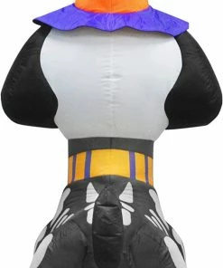Joiedomi 5ft Witch Hat Skeleton Dog Inflatables