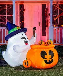 Joiedomi 5ft Halloween Ghost Cooking Poison Soup Inflatable