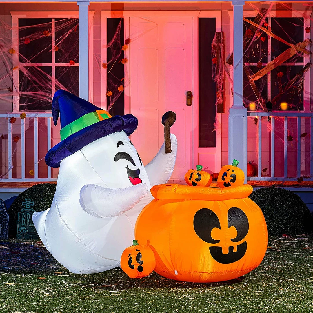 Joiedomi 5ft Halloween Ghost Cooking Poison Soup Inflatable 1 Joiedomi 5ft Halloween Ghost Cooking Poison Soup Inflatable