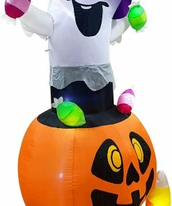 Joiedomi 5ft Halloween Inflatable Gripping Candy Ghost
