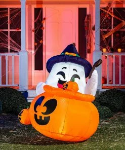 Joiedomi 5ft Halloween Ghost Cooking Poison Soup Inflatable