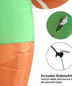 Joiedomi 6ft Christmas Inflatable Gingerman Holding Candy Cane Inflatables 6 Joiedomi 6ft Christmas Inflatable Gingerman Holding Candy Cane Inflatables