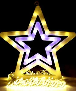 Joiedomi All Holiday Decor 345 LED 8 Lighting Modes Waterfall Lights Warm White