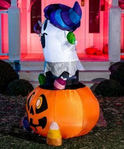 Joiedomi 5ft Halloween Inflatable Gripping Candy Ghost