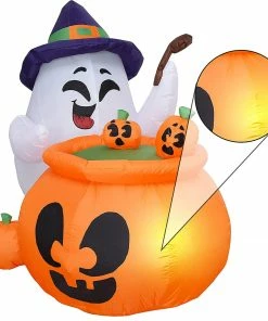 Joiedomi 5ft Halloween Ghost Cooking Poison Soup Inflatable 8 Joiedomi 5ft Halloween Ghost Cooking Poison Soup Inflatable