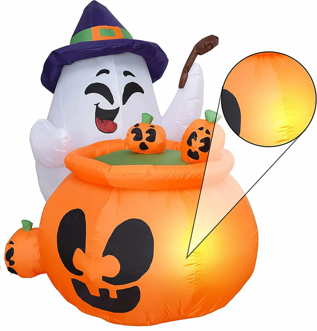 Joiedomi 5ft Halloween Ghost Cooking Poison Soup Inflatable 4 Joiedomi 5ft Halloween Ghost Cooking Poison Soup Inflatable