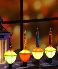 Joiedomi All Holiday Decor 8.8ft 9 Count Multicolor Christmas Bubble String Lights 9 Joiedomi All Holiday Decor 8.8ft 9 Count Multicolor Christmas Bubble String Lights