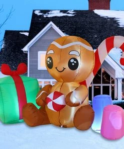 Joiedomi 6ft Inflatable Sitting Baby Gingerman