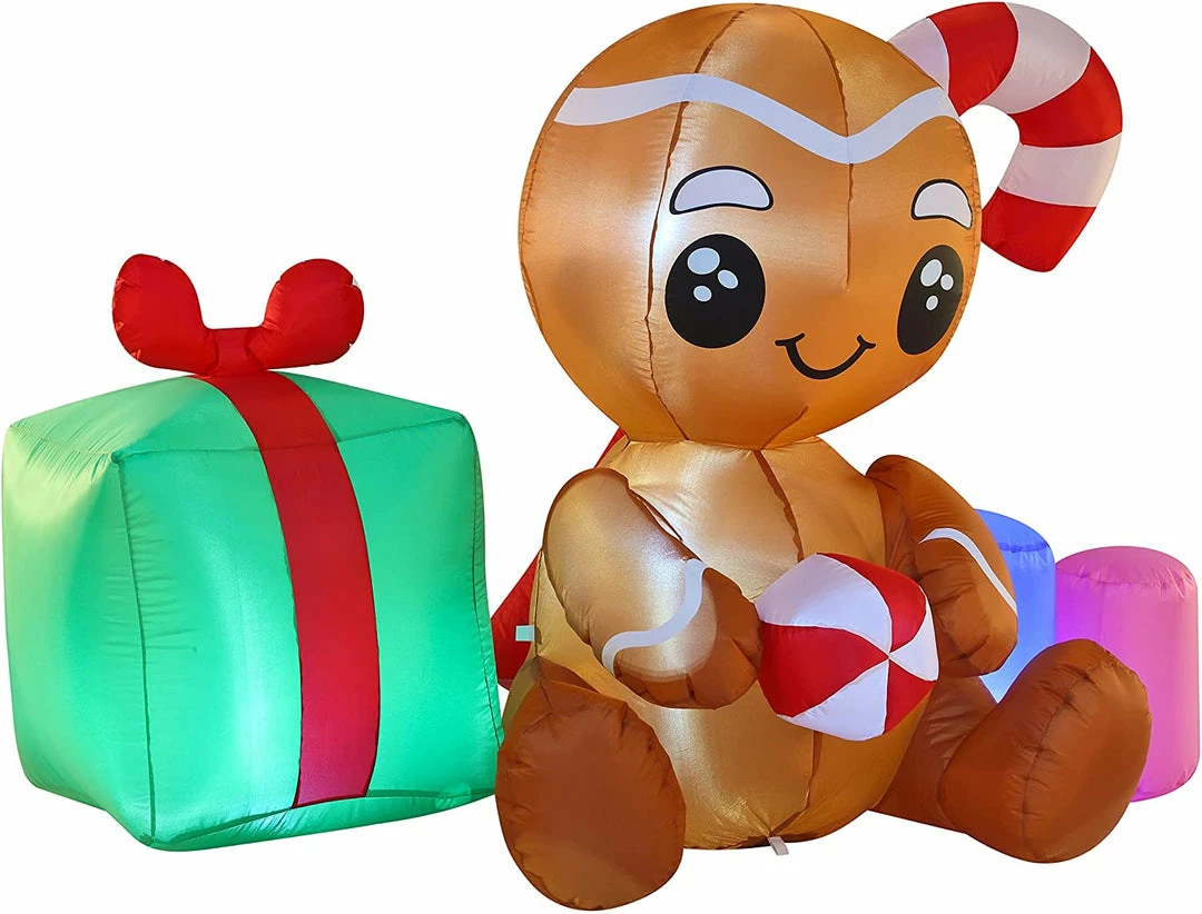 Joiedomi 6ft Inflatable Sitting Baby Gingerman 2 Joiedomi 6ft Inflatable Sitting Baby Gingerman