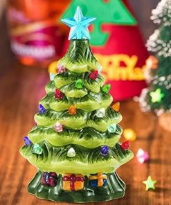 Joiedomi All Holiday Decor 7¡± Mini Prelit Tabletop Christmas Tree
