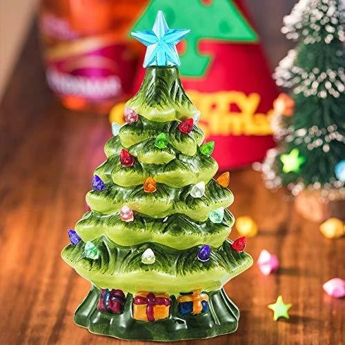 Joiedomi All Holiday Decor 7¡± Mini Prelit Tabletop Christmas Tree 1 Joiedomi All Holiday Decor 7¡± Mini Prelit Tabletop Christmas Tree