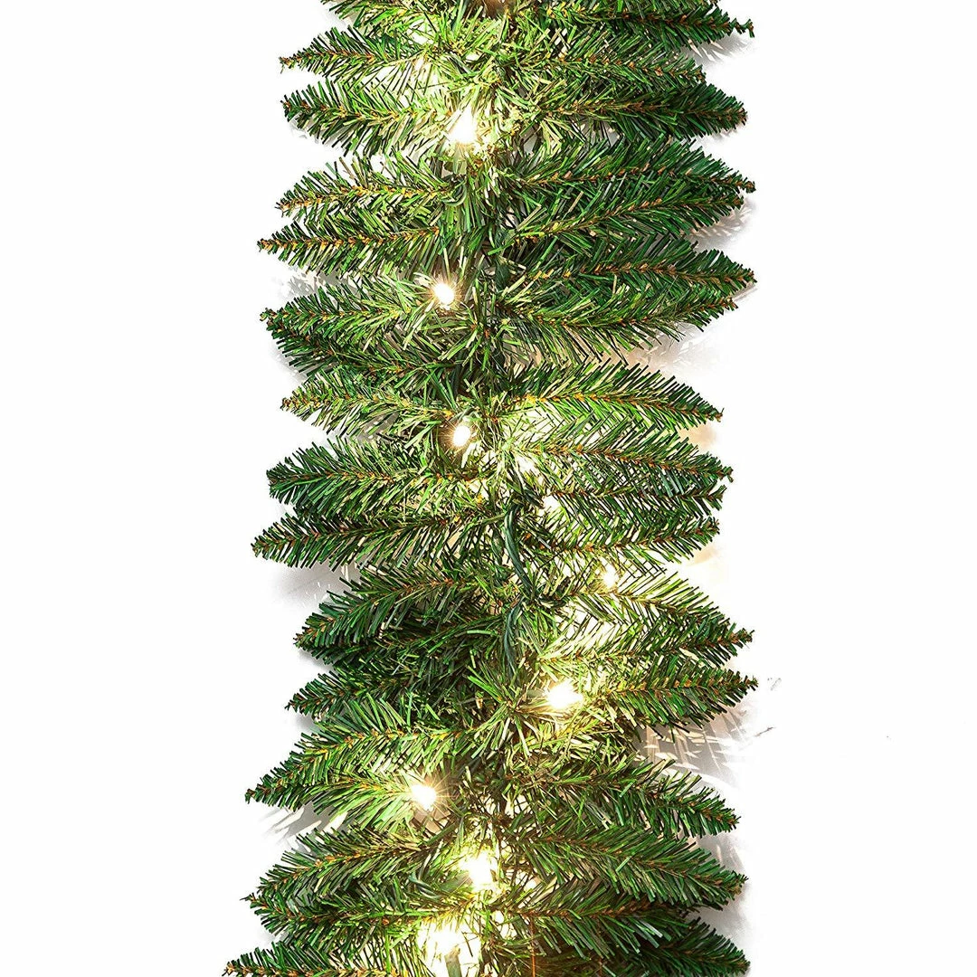 Joiedomi Artificial Holiday Garland With 50 Lights (9 Ft) All Holiday Decor 2 Joiedomi Artificial Holiday Garland With 50 Lights (9 Ft) All Holiday Decor