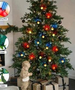 Joiedomi 3 X 7ft Christmas Multicolor Bubble String Lights All Holiday Decor