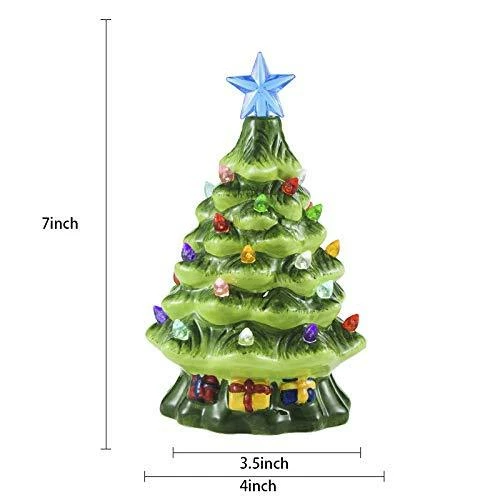 Joiedomi All Holiday Decor 7¡± Mini Prelit Tabletop Christmas Tree 4 Joiedomi All Holiday Decor 7¡± Mini Prelit Tabletop Christmas Tree
