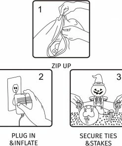 Joiedomi 6ft Halloween Inflatable Boo Words