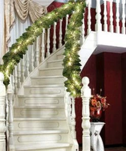 Joiedomi Artificial Holiday Garland With 50 Lights (9 Ft) All Holiday Decor 7 Joiedomi Artificial Holiday Garland With 50 Lights (9 Ft) All Holiday Decor