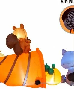 Joiedomi 6ft Inflatable Woodland Animals With Cornucopia 9 Joiedomi 6ft Inflatable Woodland Animals With Cornucopia