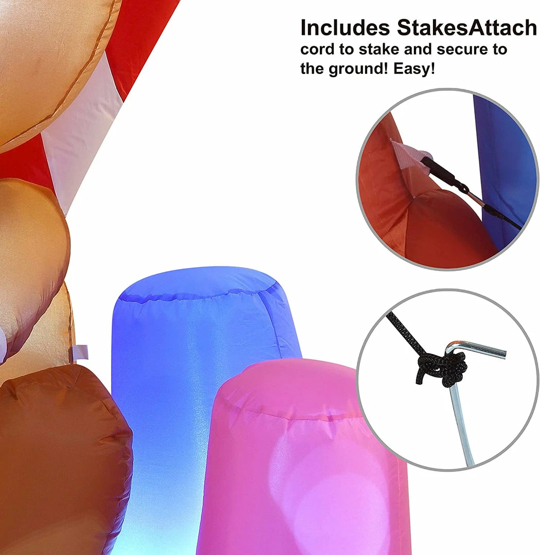 Joiedomi 6ft Inflatable Sitting Baby Gingerman 4 Joiedomi 6ft Inflatable Sitting Baby Gingerman