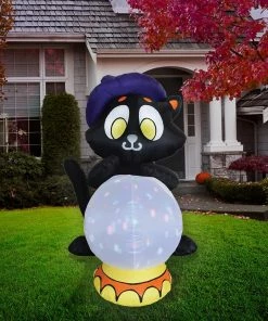 Joiedomi 5ft Halloween Projection Light Divination Wicked Cat