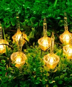 Joiedomi 7 Count Warm White Christmas Bubble String Lights