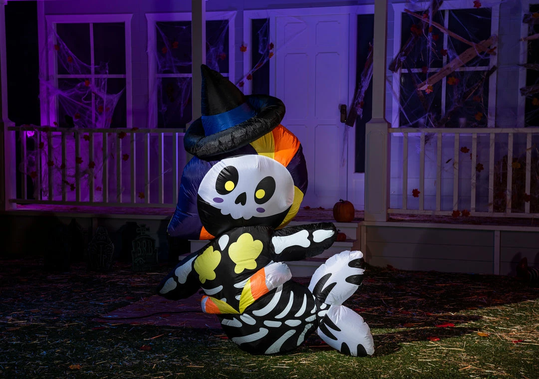 Joiedomi 5 Ft Cute Halloween Skeleton Mermaid 1 Joiedomi 5 Ft Cute Halloween Skeleton Mermaid