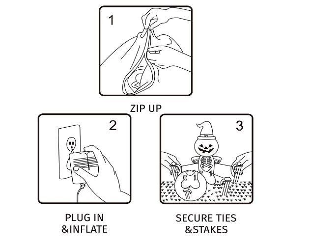 Joiedomi Large Halloween Pumpkin Patch With Cat Inflatable 7 Ft 4 Joiedomi Large Halloween Pumpkin Patch With Cat Inflatable 7 Ft