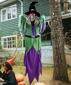 Joiedomi All Holiday Decor Hanging Halloween Witch Decoration