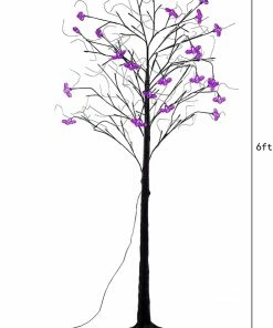 Joiedomi 1.5ft Glitter Spooky Tree Decoration All Holiday Decor