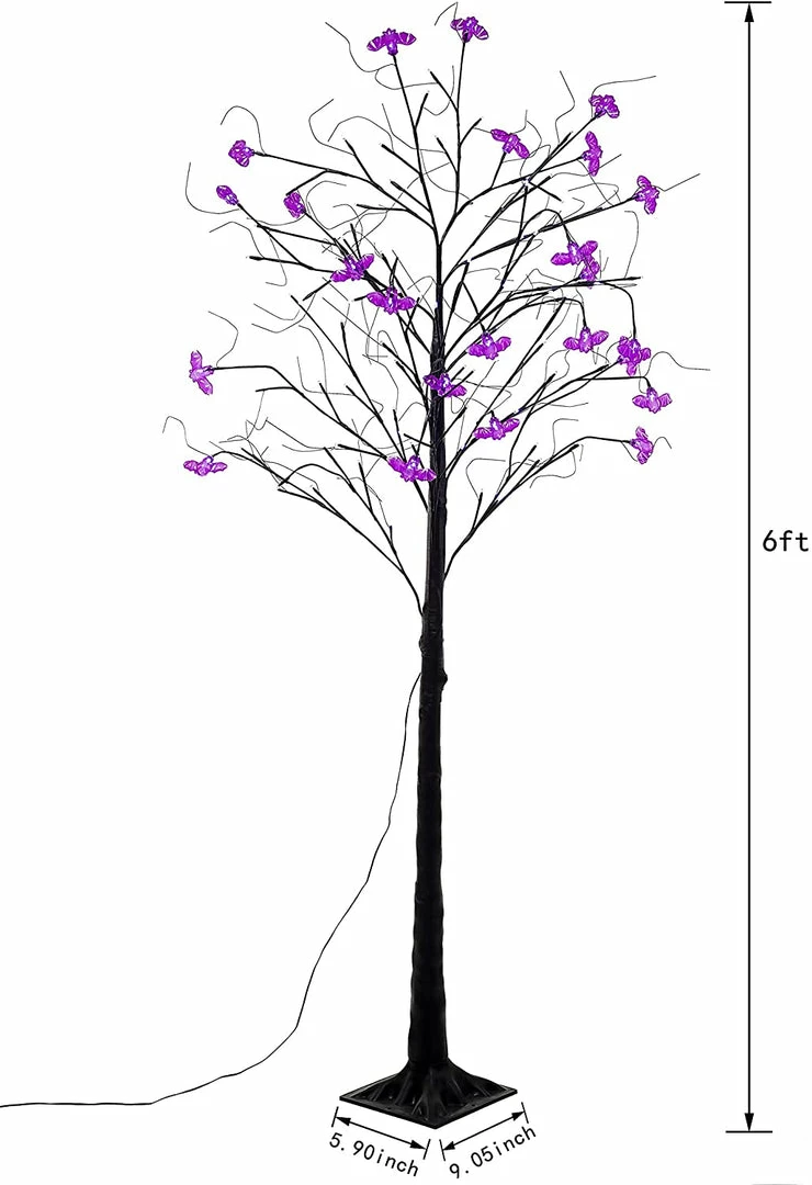 Joiedomi 1.5ft Glitter Spooky Tree Decoration All Holiday Decor 2 Joiedomi 1.5ft Glitter Spooky Tree Decoration All Holiday Decor