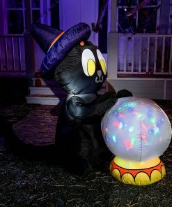 Joiedomi 5ft Halloween Projection Light Divination Wicked Cat