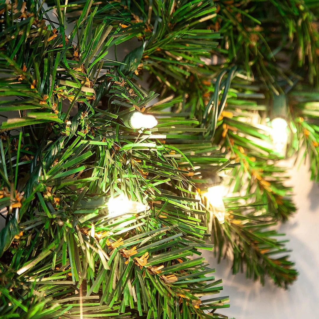 Joiedomi Artificial Holiday Garland With 50 Lights (9 Ft) All Holiday Decor 4 Joiedomi Artificial Holiday Garland With 50 Lights (9 Ft) All Holiday Decor