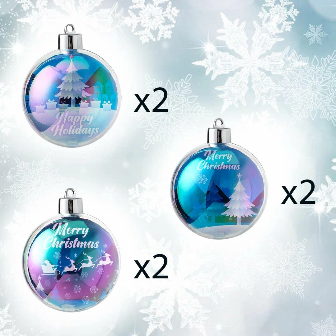 Joiedomi Photo Christmas Ball Ornaments All Holiday Decor 3 Joiedomi Photo Christmas Ball Ornaments All Holiday Decor