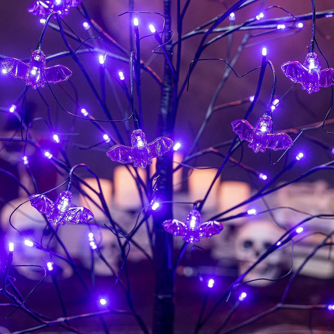 Joiedomi 1.5ft Glitter Spooky Tree Decoration All Holiday Decor 3 Joiedomi 1.5ft Glitter Spooky Tree Decoration All Holiday Decor