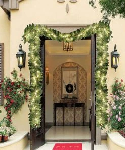 Joiedomi Artificial Holiday Garland With 50 Lights (9 Ft) All Holiday Decor 9 Joiedomi Artificial Holiday Garland With 50 Lights (9 Ft) All Holiday Decor