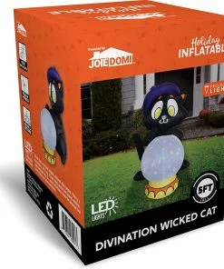 Joiedomi 5ft Halloween Projection Light Divination Wicked Cat