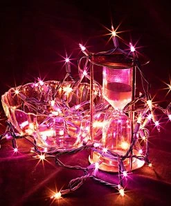 Joiedomi All Holiday Decor 21.3ft Halloween String Lights Purple & Orange - 100 Count