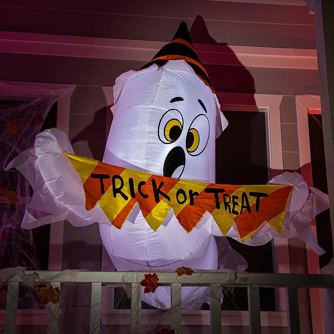 Joiedomi 5ft Halloween Trick Or Treat Ghost Broke Out From Window 1 Joiedomi 5ft Halloween Trick Or Treat Ghost Broke Out From Window