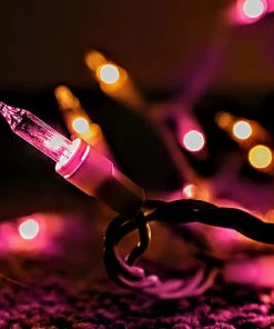 Joiedomi All Holiday Decor 21.3ft Halloween String Lights Purple & Orange - 100 Count