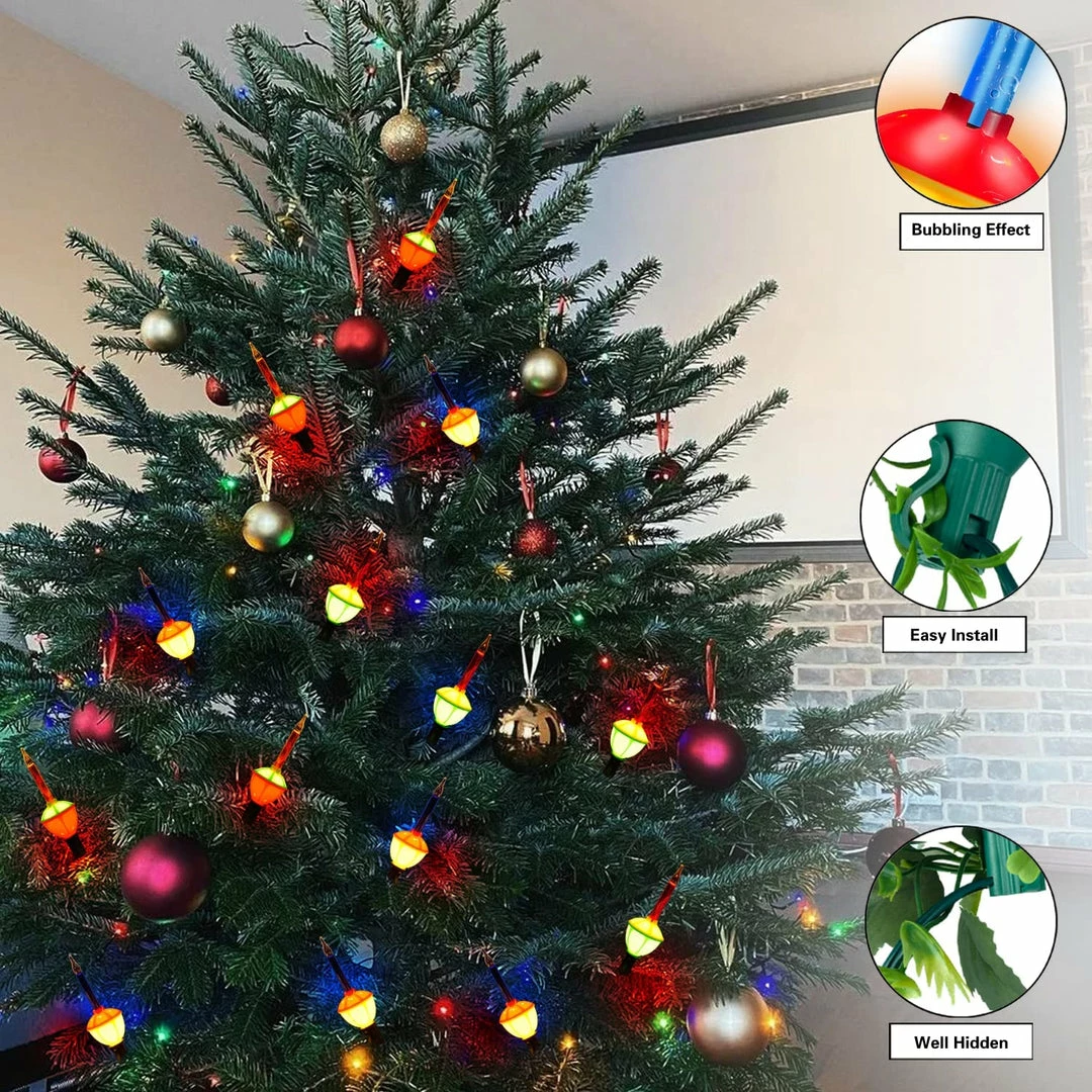 Joiedomi 2 X 7ft Christmas Multicolor Bubble String Lights All Holiday Decor 5 Joiedomi 2 X 7ft Christmas Multicolor Bubble String Lights All Holiday Decor