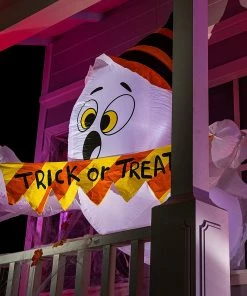 Joiedomi 5ft Halloween Trick Or Treat Ghost Broke Out From Window