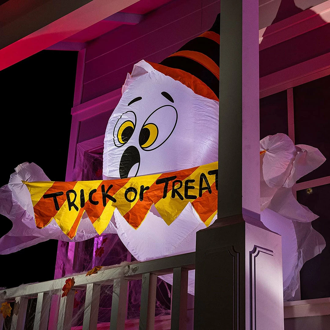 Joiedomi 5ft Halloween Trick Or Treat Ghost Broke Out From Window 2 Joiedomi 5ft Halloween Trick Or Treat Ghost Broke Out From Window