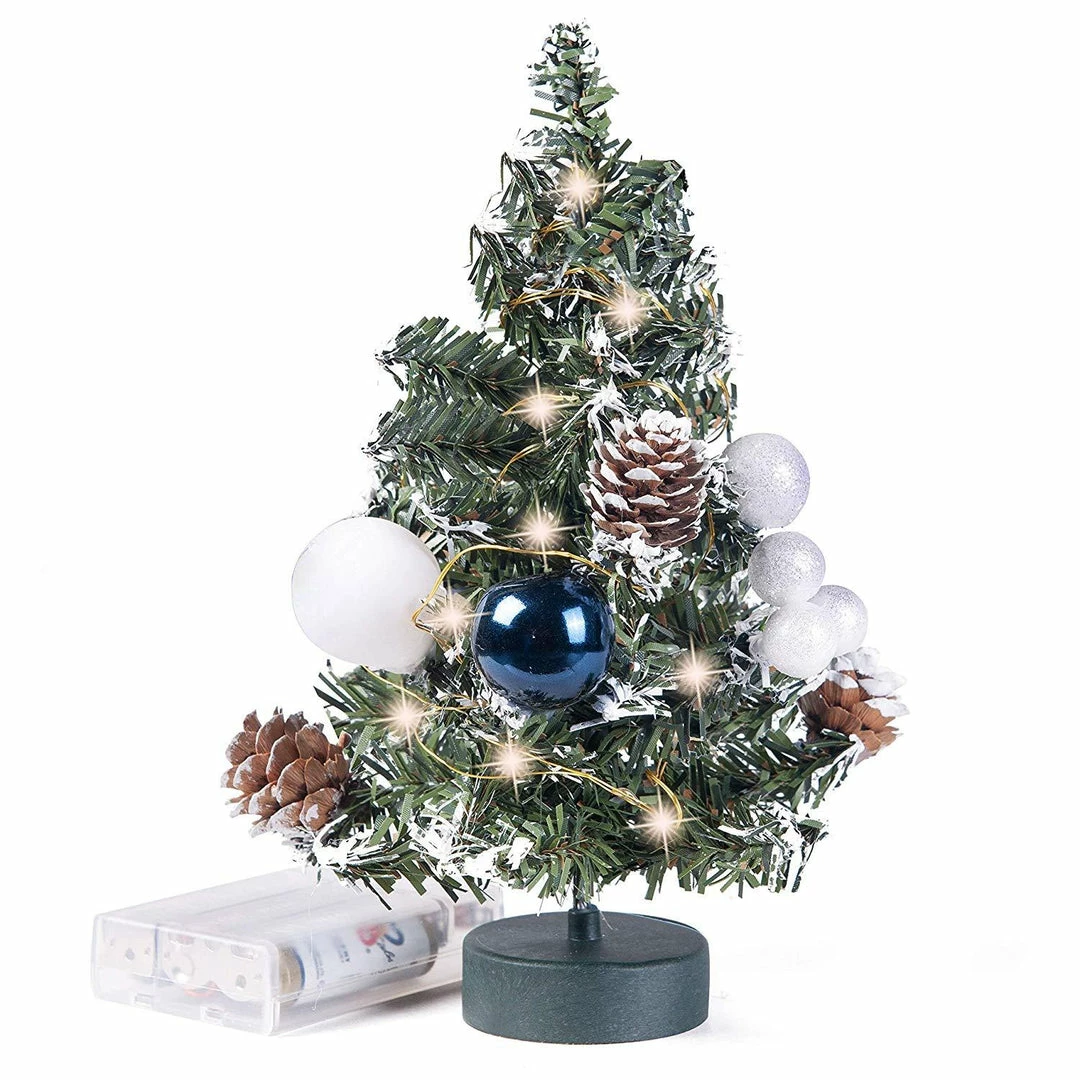 Joiedomi All Holiday Decor Prelit Tabletop Christmas Tree With Pine Cones And Ornaments 2 Joiedomi All Holiday Decor Prelit Tabletop Christmas Tree With Pine Cones And Ornaments