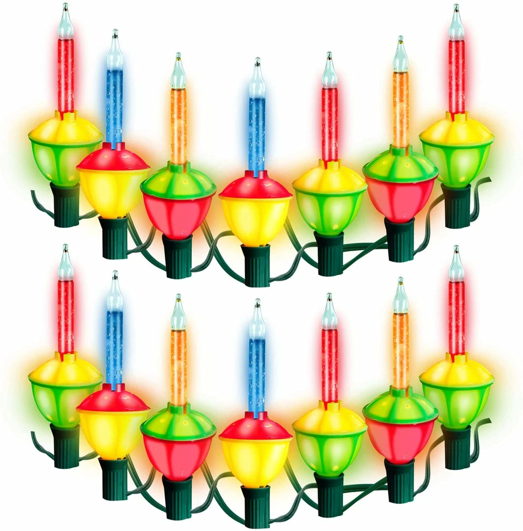 Joiedomi 2 X 7ft Christmas Multicolor Bubble String Lights All Holiday Decor 2 Joiedomi 2 X 7ft Christmas Multicolor Bubble String Lights All Holiday Decor