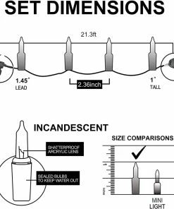 Joiedomi All Holiday Decor 21.3ft Halloween String Lights Purple & Orange - 100 Count