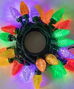 Joiedomi 16.4FT 25 Count Christmas Multicolor String Lights